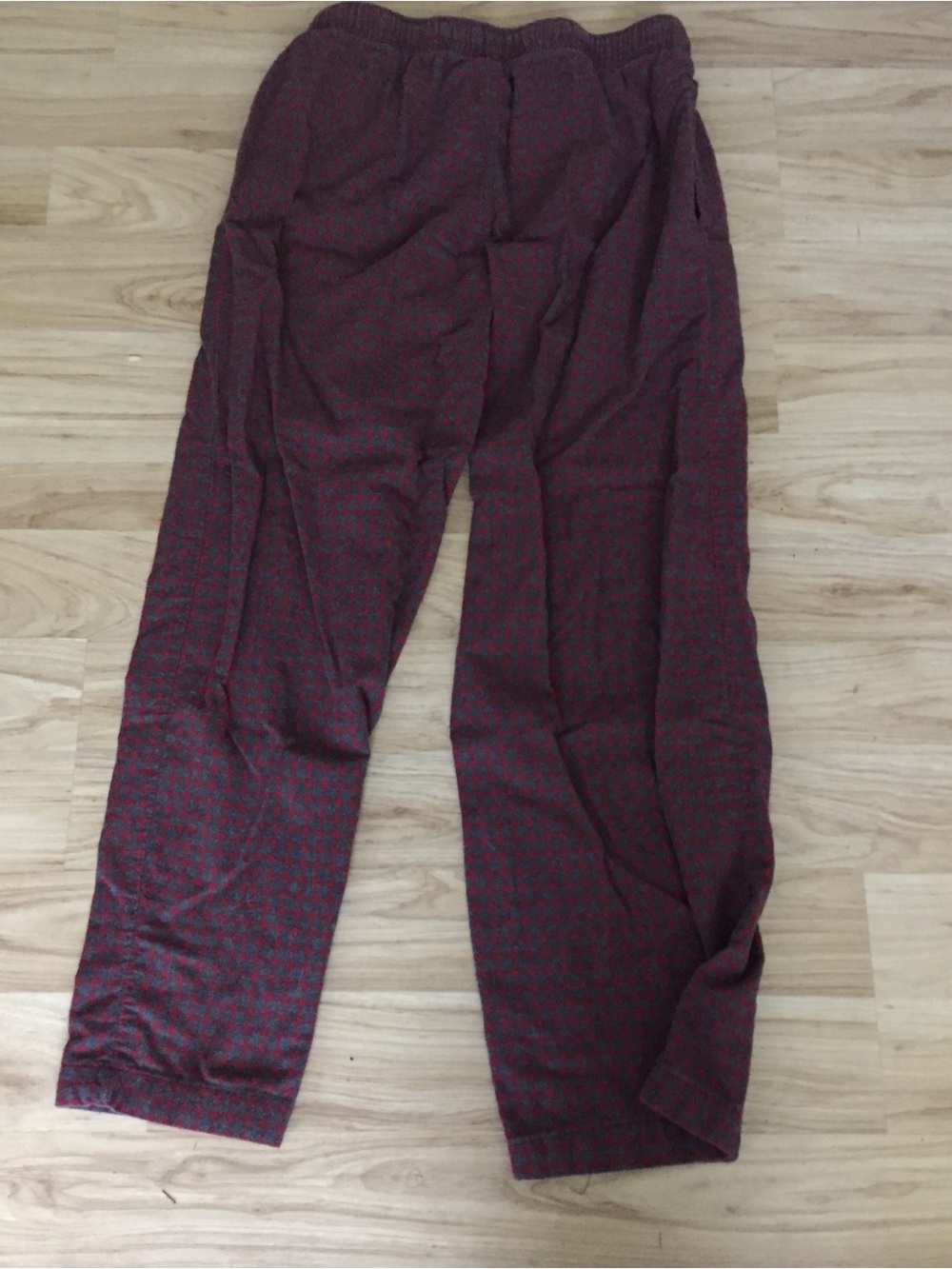 Merona Men’s M Burgundy Patterned Pajama Pants